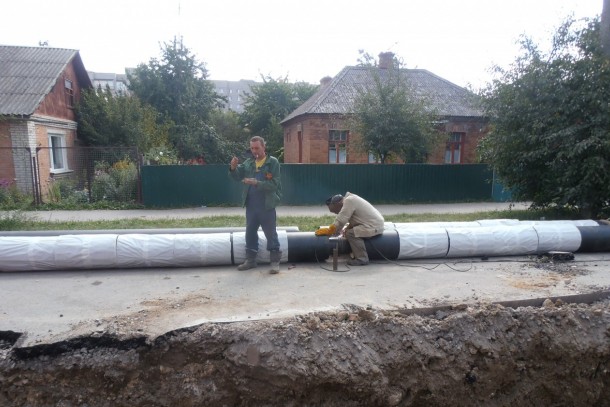 A part of the district heating system in Vinnytsia was upgraded and finalised in 2015 with financial support from the DemoUkrainaDH programme. Photo: Nico van der Woude