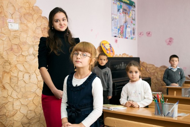 Ukrainian schoolchildren. Photo: Patrik Rastenberger