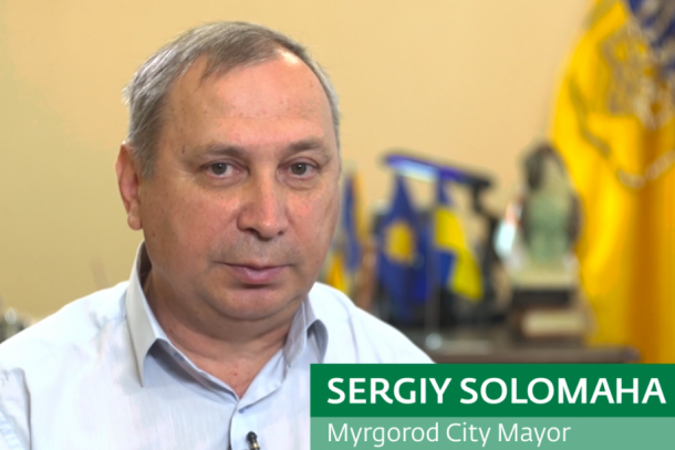 Sergiy Solomaha, Myrgorod City Mayor. Photo: NEFCO